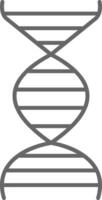 Dna Fillay Icon vector