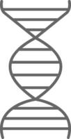 Dna Fillay Icon vector