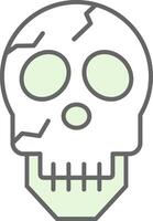 Skull Fillay Icon vector