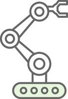 Robotics Fillay Icon vector