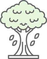 Tree Fillay Icon vector