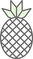 Pineapple Fillay Icon vector