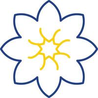 Amaryllis Line Two Color Icon vector