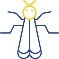 Insect Line Two Color Icon vector