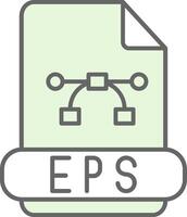 eps relleno icono vector