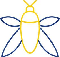 Insect Line Two Color Icon vector