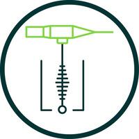 Welding Line Circle Icon vector