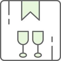 Fragile Fillay Icon vector