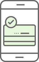 Payment Gateway Fillay Icon vector