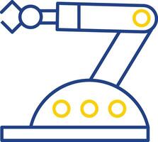 Assembly Line Two Color Icon vector