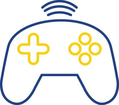 Controller Line Two Color Icon vector