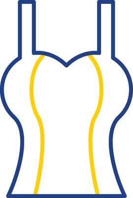 Tanktop Line Two Color Icon