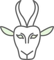 Gazelle Fillay Icon vector