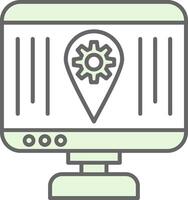 Localization Fillay Icon vector