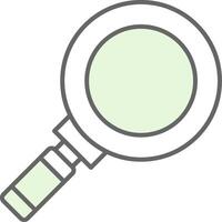 Magnifying Glass Fillay Icon vector