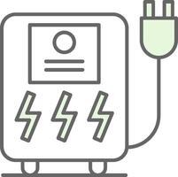 Uninterrupted Power Supply Fillay Icon vector