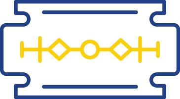 Blade Line Two Color Icon vector