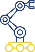 Robotics Line Two Color Icon vector