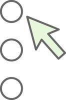 Option Fillay Icon vector