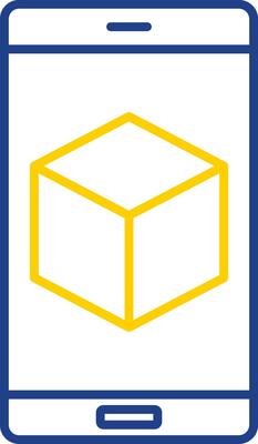 3d Line Two Color Icon