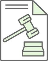 Law Fillay Icon vector