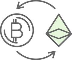 Ethereum Fillay Icon vector