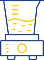 Juicer Line Two Color Icon vector
