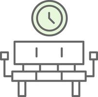 Waiting Room Fillay Icon vector