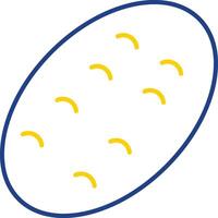 potato Line Two Color Icon vector