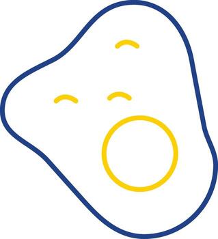 Eggs Line Two Color Icon vector