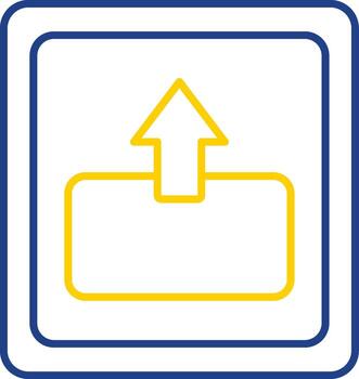 Out Line Two Color Icon vector