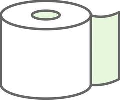 Toilet Paper Fillay Icon vector