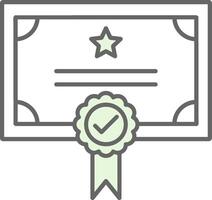 Qualify Fillay Icon vector