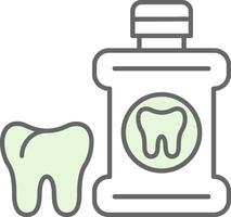 Mouthwash Fillay Icon vector