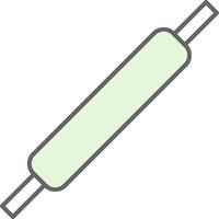 Rolling Pins Fillay Icon vector