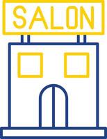 Salon Line Two Color Icon vector