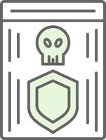 Shield Fillay Icon vector