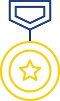Winning Line Two Color Icon vector