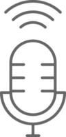 Voice Assistant Fillay Icon vector