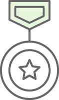 Winning Fillay Icon vector