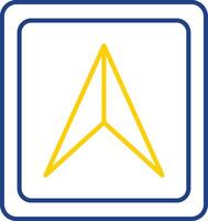 Cursor Line Two Color Icon vector