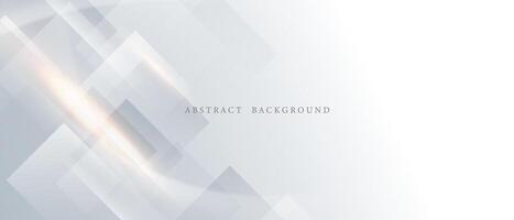 White geometric abstract background design modern illustrations vector