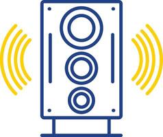 Hifi Line Two Color Icon vector