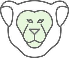 Lioness Fillay Icon vector