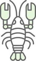 Lobster Fillay Icon vector