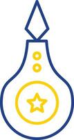 Threader Line Two Color Icon vector