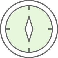 Compass Fillay Icon vector