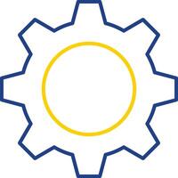 Optimization Line Two Color Icon vector