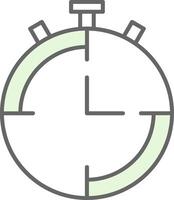 Stopwatch Fillay Icon vector