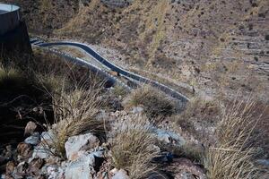 Fort Munro bridge at Dera Ghazi Khan in Pakistan on September 14, 2023 photo